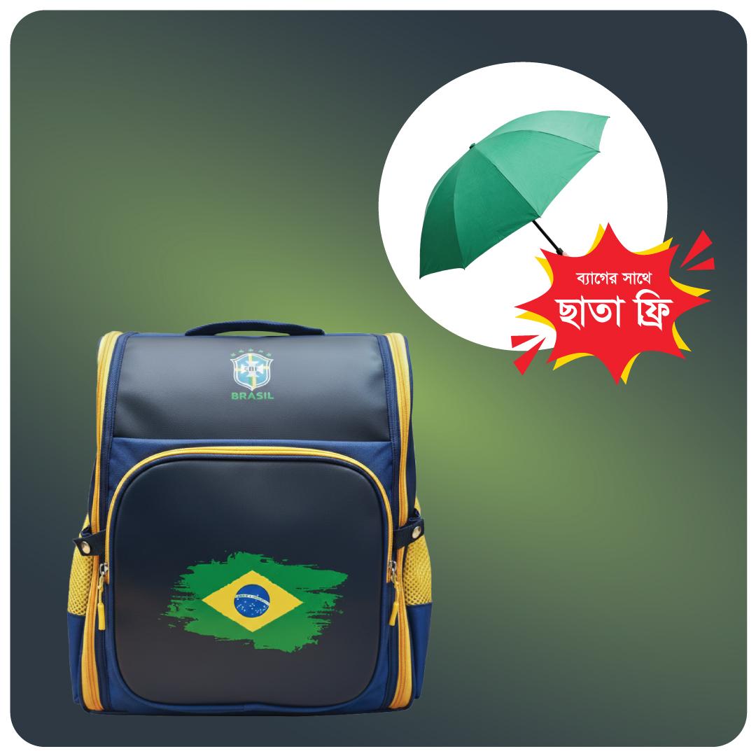 Brasil Backpack + Umbrella free