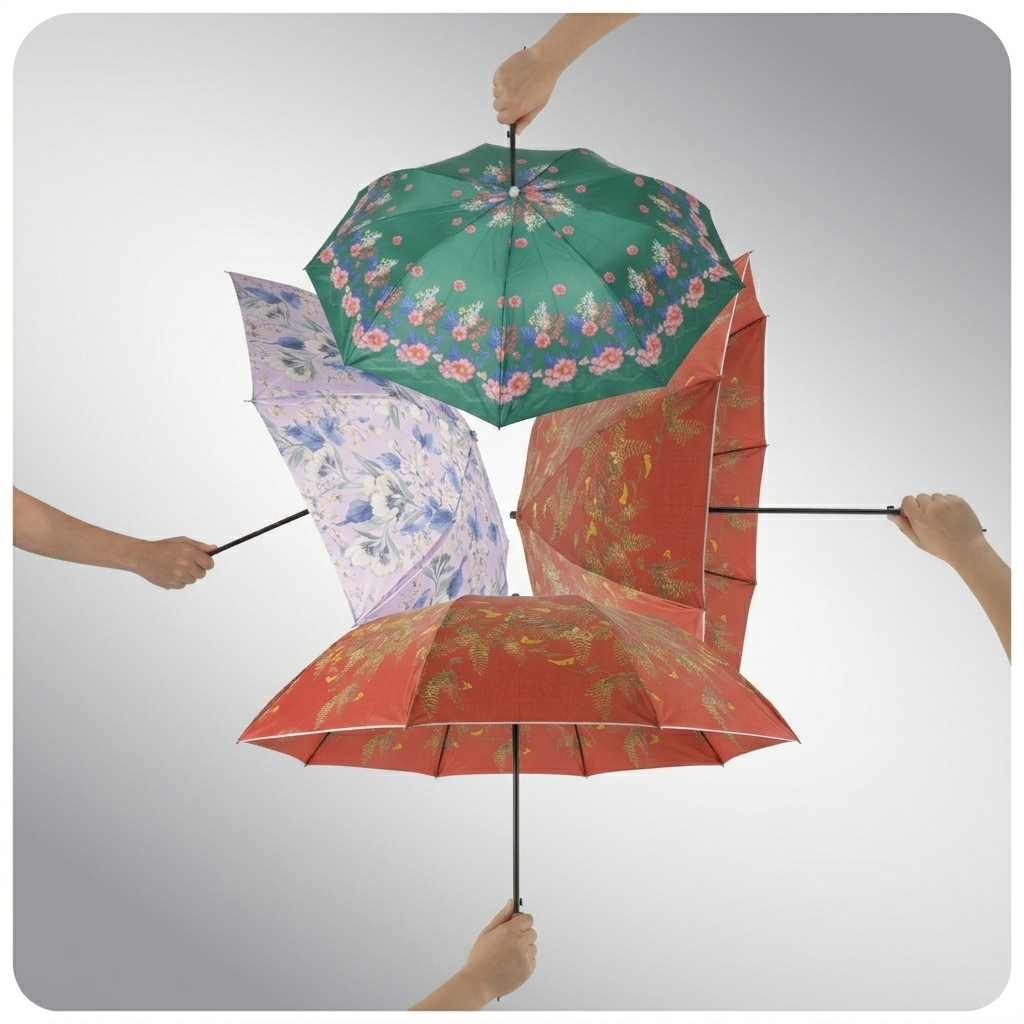 Cherry Folding Umbrella