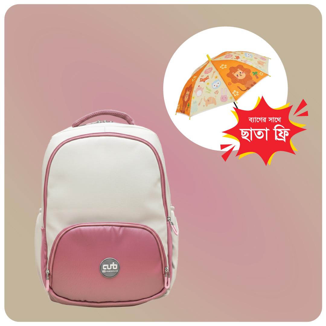 PINK Backpack + Umbrella free